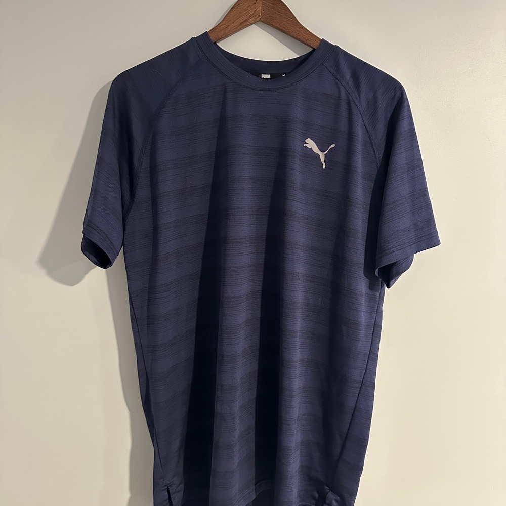 Puma Men's Navy Short Sleeve Tee